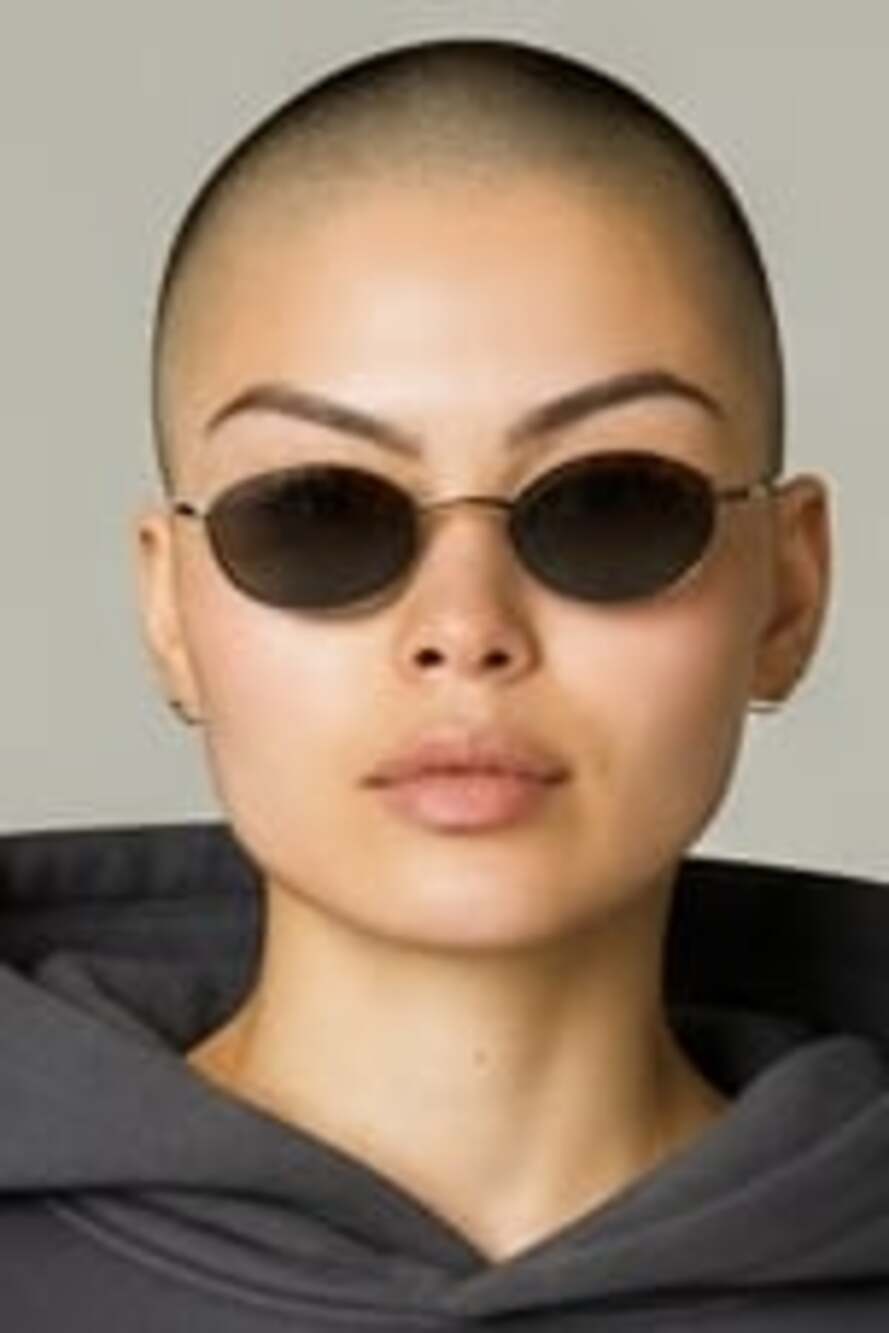 Maui Jim Pu'u Kukui Round Polarized Sunglasses with Antique Gold Frame